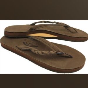 Rainbow flirty braid sandals